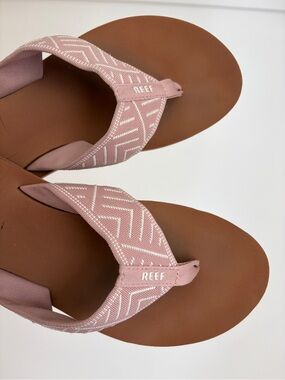 ☀️ Reef | Women's | Spring Woven Flip Flops | Dusty Pink | Size 9